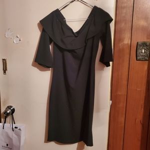 Molly Bracken Off-the-shoulder Sheath Dress